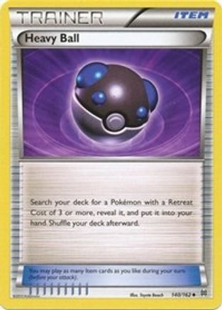 Heavy Ball (140/162) Reverse Holofoil [XY: BREAKthrough] Pokemon Single Pokémon