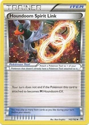 Houndoom Spirit Link (142/162) Reverse Holofoil [XY: BREAKthrough] Pokemon Single Pokémon