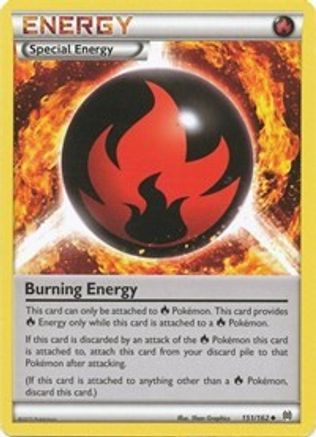 Burning Energy (151/162) [XY: BREAKthrough] Pokemon Single Pokémon