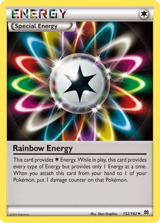 Rainbow Energy (152/162) Reverse Holofoil [XY: BREAKthrough] Pokemon Single Pokémon