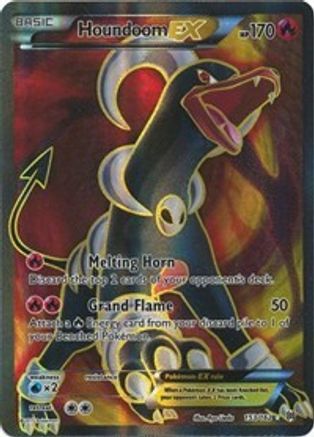 Houndoom EX (Full Art) (153/162) - [XY: BREAKthrough] Holofoil Pokemon Single Pokémon
