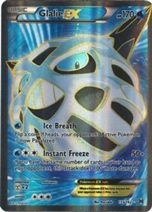 Glalie EX (Full Art) (155/162) Holofoil [XY: BREAKthrough] Pokemon Single Pokémon