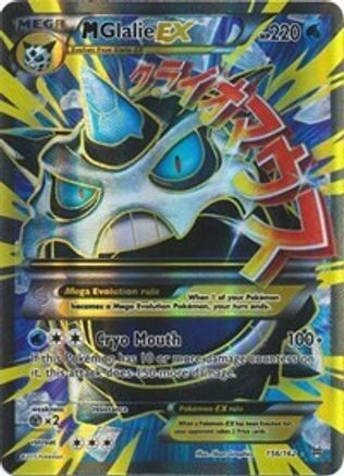 M Glalie EX (Full Art) (156/162) Holofoil [XY: BREAKthrough] Pokemon Single Pokémon