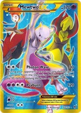 Mewtwo EX (163 Secret Full Art) (163/162) Holofoil [XY: BREAKthrough] Pokemon Single Pokémon