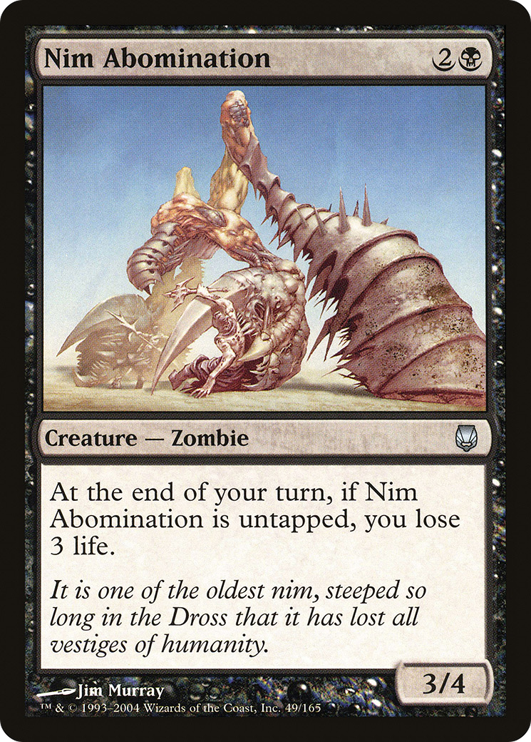 Nim Abomination [Darksteel] MTG Single Magic: The Gathering