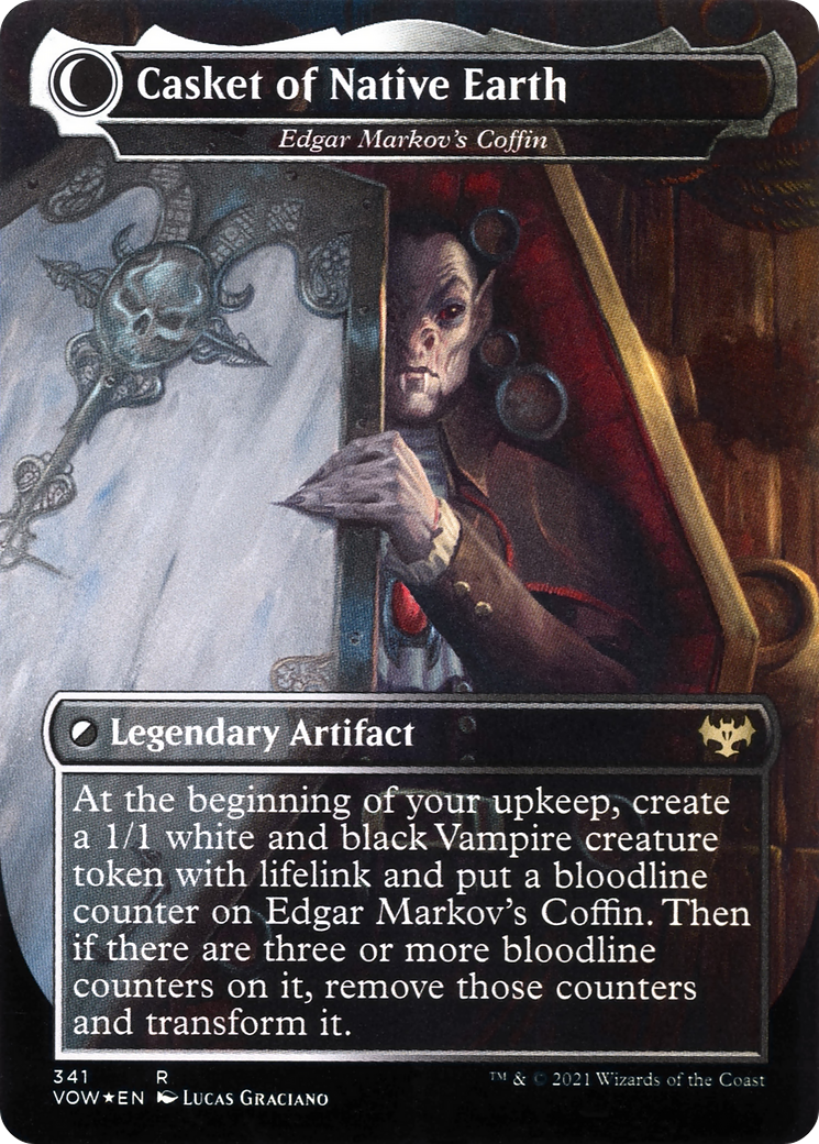 Dracula the Voyager - Edgar, Charmed Groom (VOW-341) [Innistrad: Crimson Vow] (Borderless) Foil MTG Single Wizards of the Coast