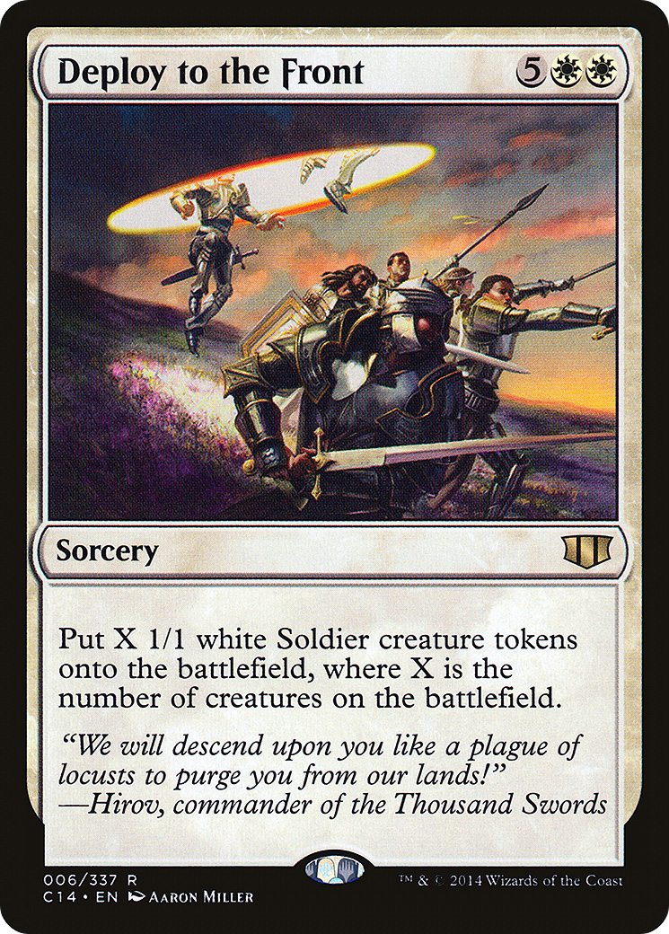 Deploy to the Front (C14-006) [Commander 2014] MTG Single Wizards of the Coast