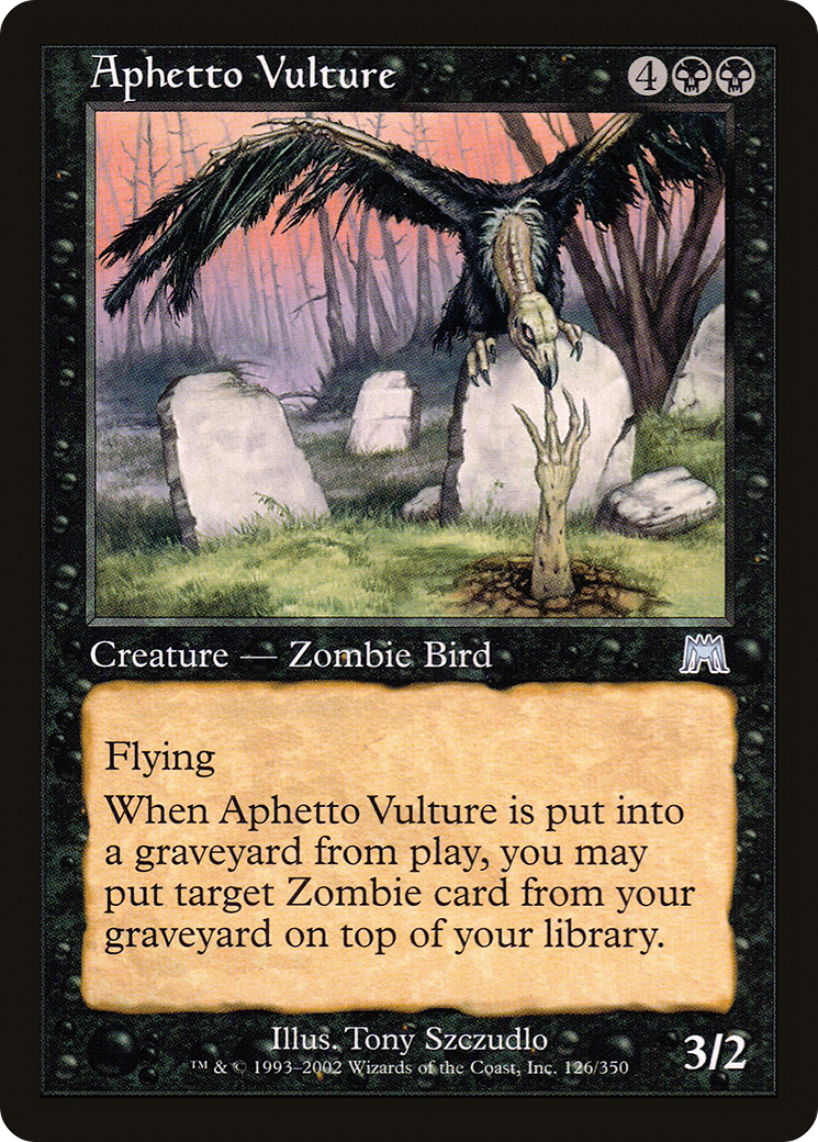 Aphetto Vulture (ONS-126) [Onslaught] MTG Single Wizards of the Coast