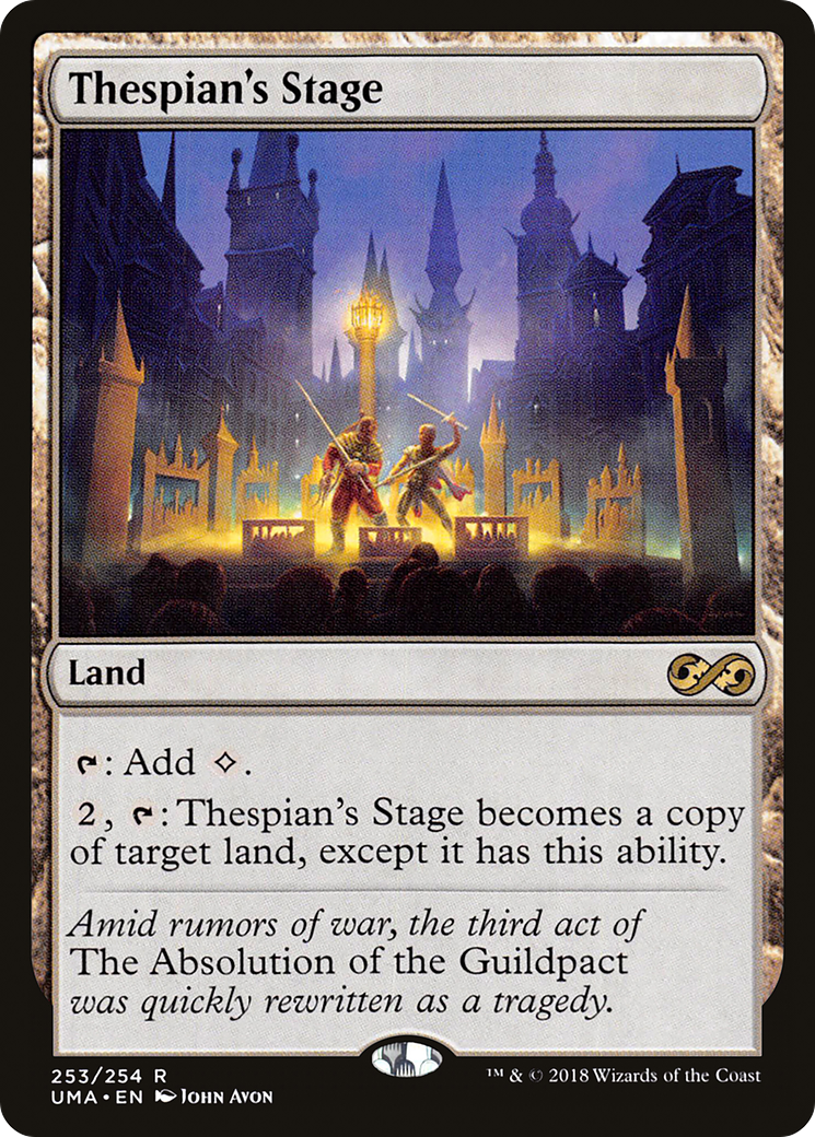 Thespian's Stage (UMA-253) [Ultimate Masters] Foil MTG Single Wizards of the Coast
