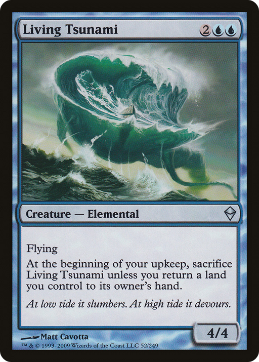 Living Tsunami (ZEN-052) [Zendikar] MTG Single Wizards of the Coast