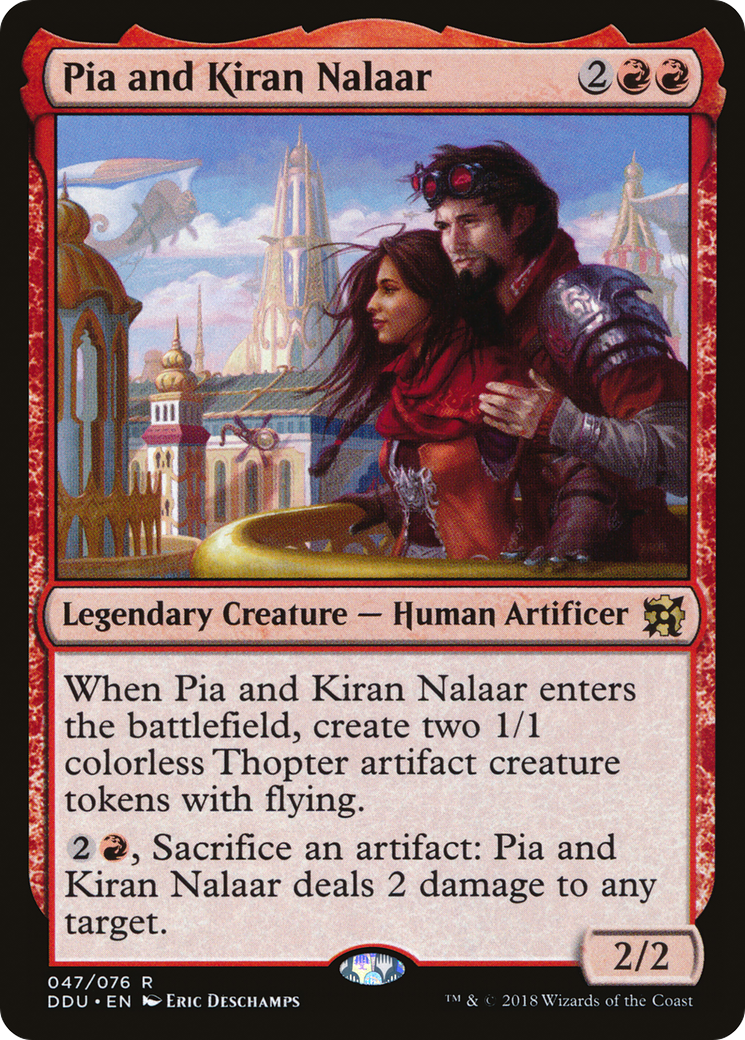 Pia and Kiran Nalaar (DDU-047) [Misc] Duel Decks: Elves vs. Inventors MTG Single Wizards of the Coast