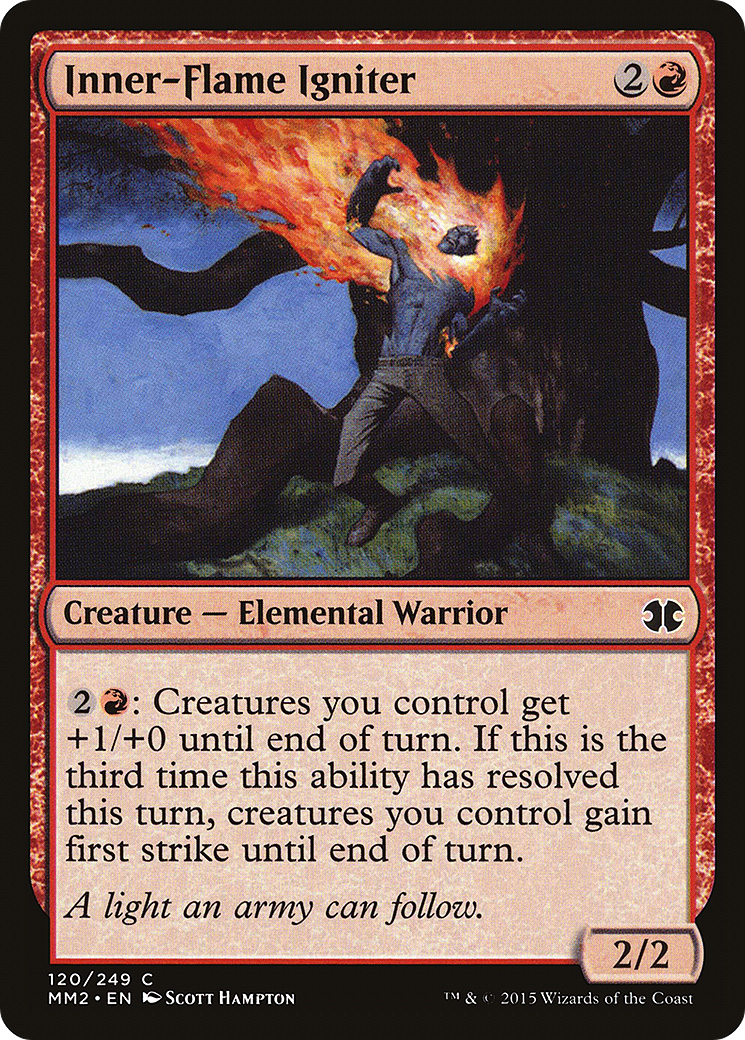 Inner-Flame Igniter (MM2-120) [Modern Masters 2015] Foil MTG Single Modern Masters 2015