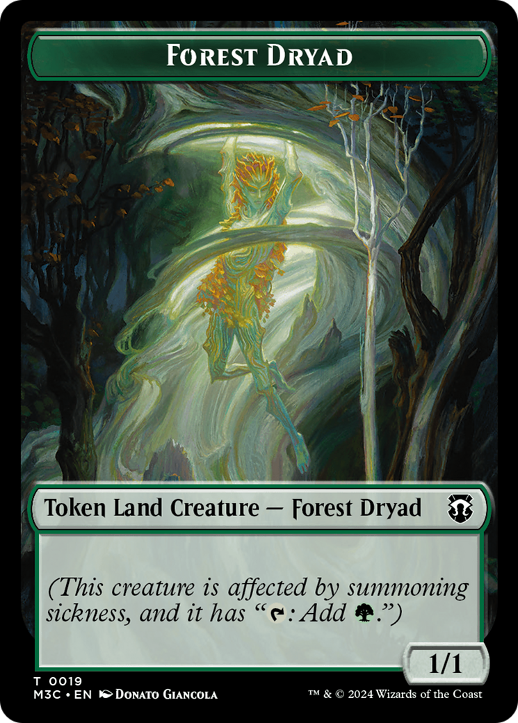 Forest Dryad (TM3C-019) [Tokens] Modern Horizons 3 Commander Tokens MTG Single Wizards of the Coast