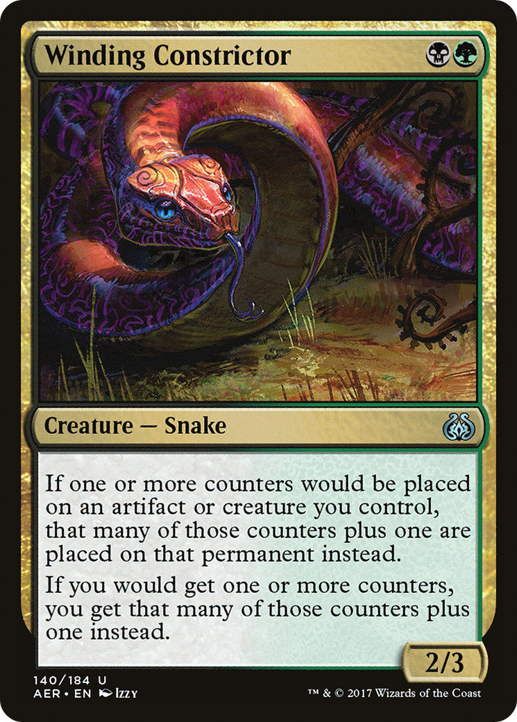 Winding Constrictor (AER-140) [Aether Revolt] MTG Single Wizards of the Coast