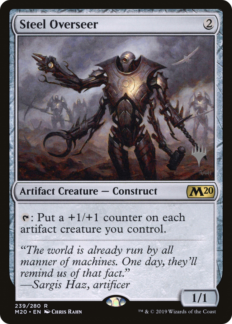 Steel Overseer (PPM20-239P) [Core Set 2020 Promos] Foil MTG Single Wizards of the Coast