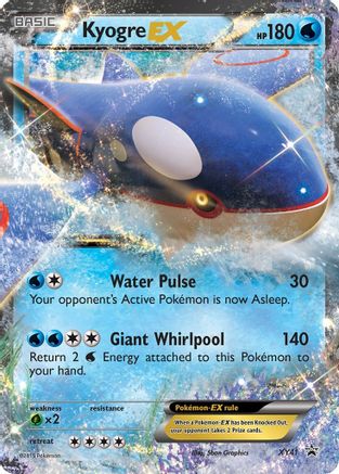 Kyogre EX (XY41/211) - [Promos: XY Promos] Holofoil Pokemon Single Pokémon