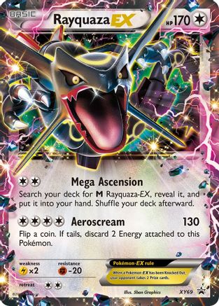 Rayquaza EX (Shiny) (XY69/211) Holofoil [Promos: XY Promos] Pokemon Single Pokémon