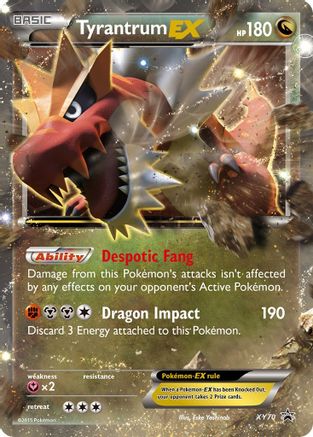 Tyrantrum EX (XY70/211) Holofoil [Promos: XY Promos] Pokemon Single Pokémon