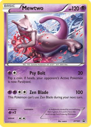 Mewtwo - XY101 (/211) Holofoil [Promos: XY Promos] Pokemon Single Pokémon