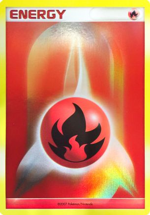 Fire Energy (2007-2008 League Promo) () Holofoil [Promos: League & Championship Cards] Pokemon Single Pokémon