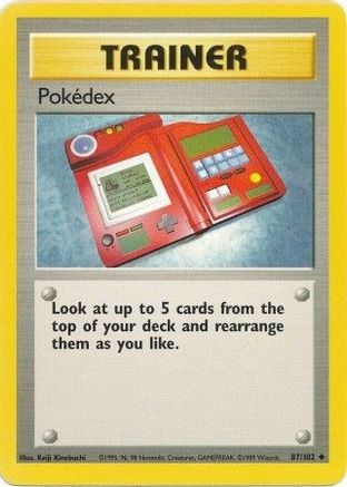 Pokedex (87/102) [Vintage: Base Set] Pokemon Single Pokémon