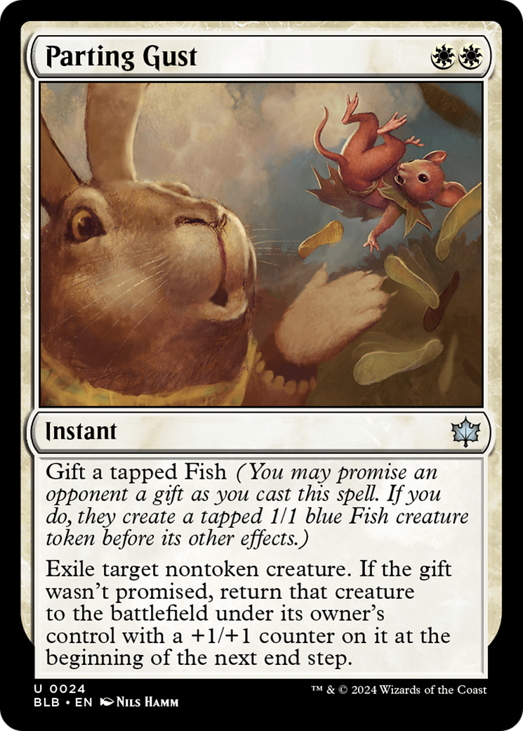 Parting Gust (BLB-024) [Bloomburrow] Foil MTG Single Wizards of the Coast