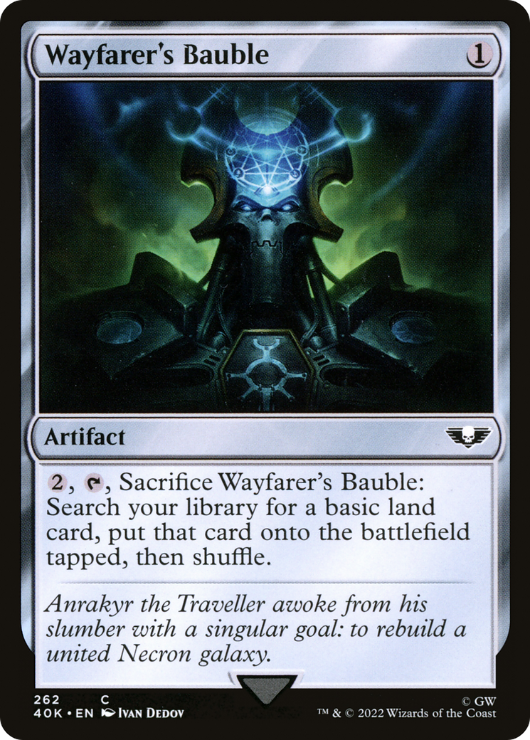 Wayfarer's Bauble (40K-262) [Warhammer 40,000 Commander] MTG Single Wizards of the Coast