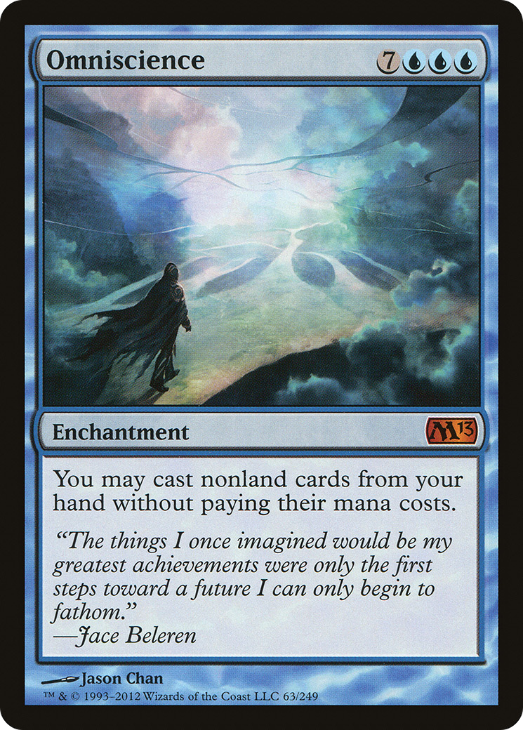 Omniscience (M13-063) [Magic 2013] Foil MTG Single Wizards of the Coast