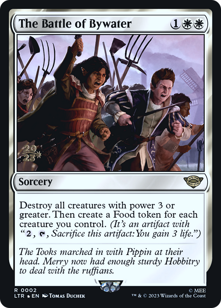 The Battle of Bywater (PRE-002) [Tales of Middle-earth Promos] Foil MTG Single Wizards of the Coast