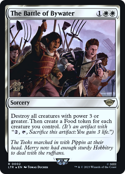 The Battle of Bywater (PRE-002) [Tales of Middle-earth Promos] Foil MTG Single Wizards of the Coast