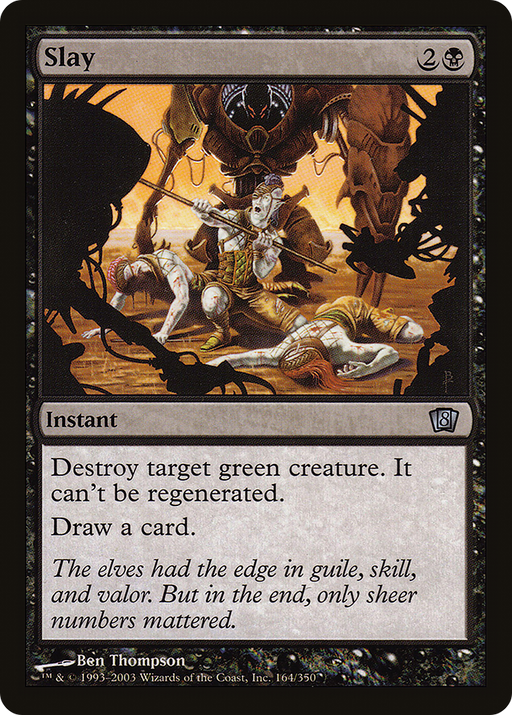 Slay (8ED-164) [8th Edition] MTG Single Wizards of the Coast
