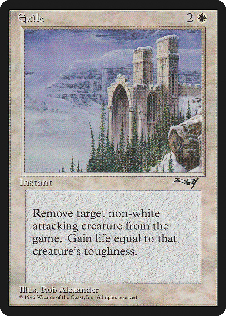 Exile (ALL-003) [Alliances] MTG Single Wizards of the Coast