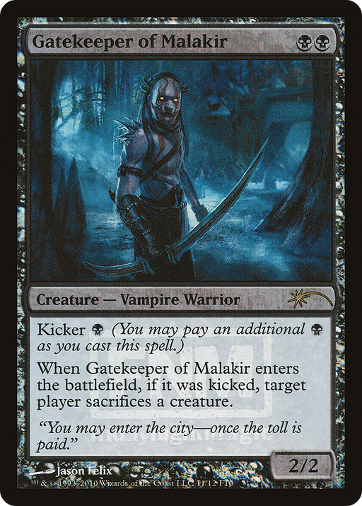 Gatekeeper of Malakir (FNM-011) [Misc] Friday Night Magic 2010 Foil MTG Single Wizards of the Coast