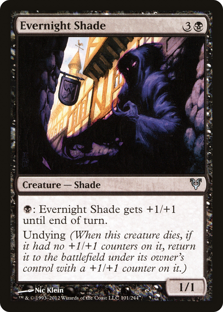 Evernight Shade (AVR-101) [Avacyn Restored] MTG Single Wizards of the Coast