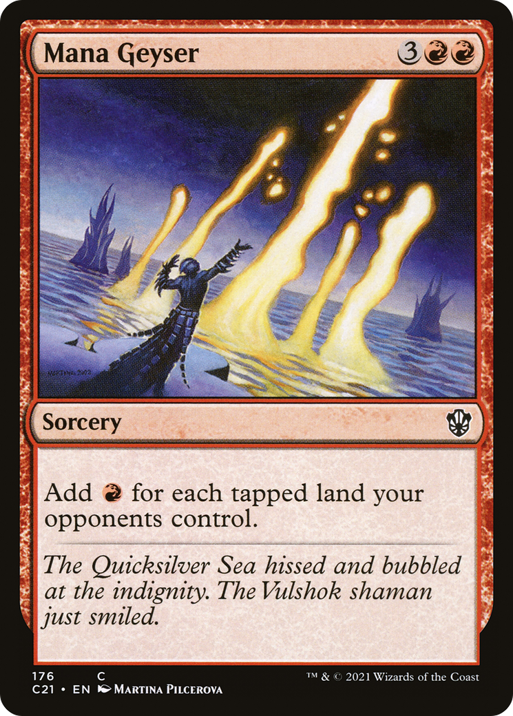 Mana Geyser (C21-176) [Commander 2021] MTG Single Wizards of the Coast