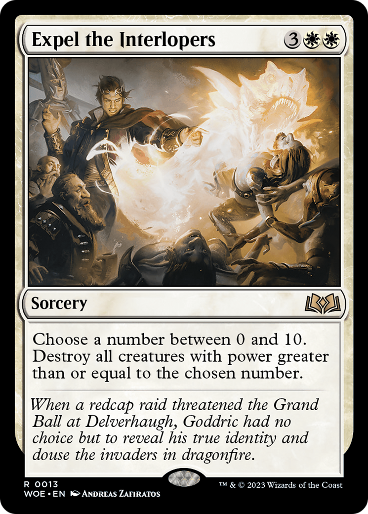Expel the Interlopers (WOE-013) [Wilds of Eldraine] MTG Single Wizards of the Coast
