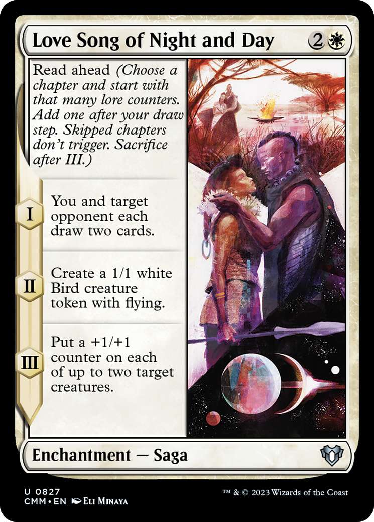 Love Song of Night and Day (CMM-827) [Commander Masters] MTG Single Wizards of the Coast