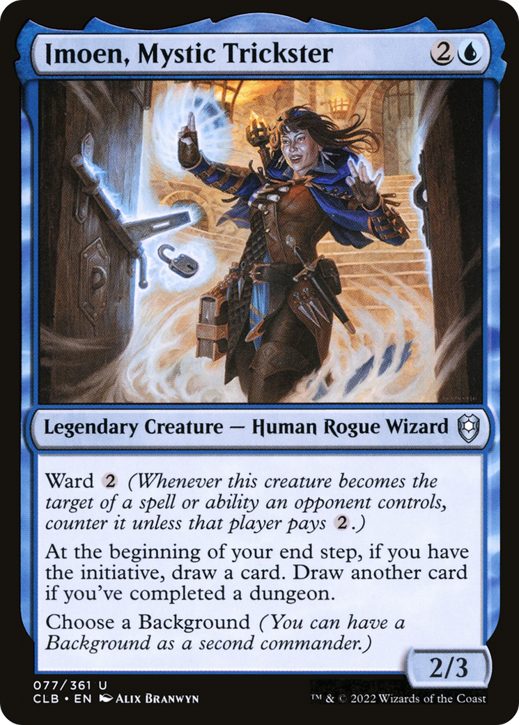 Imoen, Mystic Trickster (CLB-077) [Commander Legends: Battle for Baldur's Gate] MTG Single Wizards of the Coast