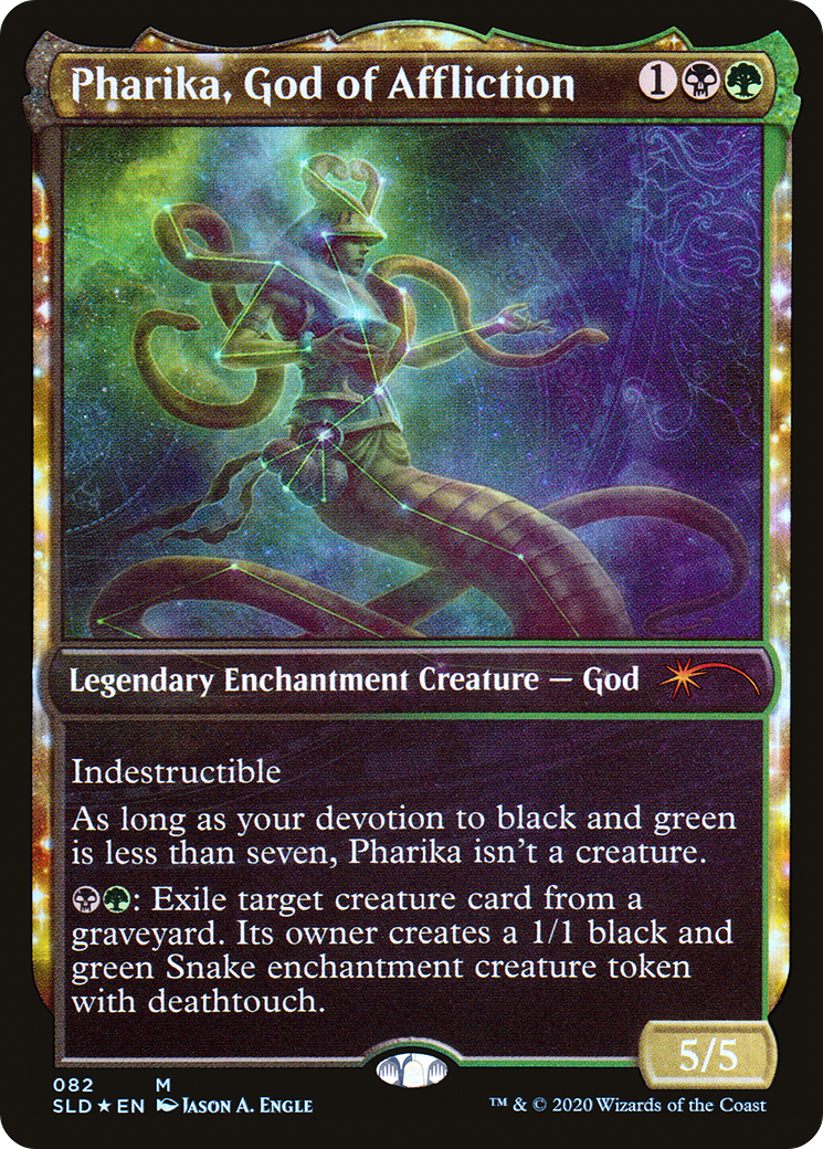 Pharika, God of Affliction (SLD-082) [Secret Lair] Drop (Showcase) Foil MTG Single Wizards of the Coast
