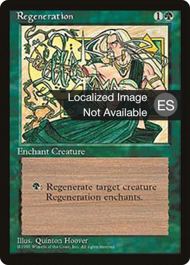 Regeneration (4BB-268) [Fourth Edition Foreign Black Border] MTG Single Wizards of the Coast
