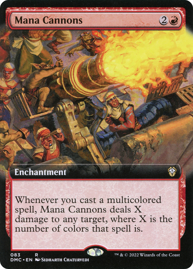 Mana Cannons (DMC-083) [Dominaria United Commander] (Extended Art) MTG Single Wizards of the Coast