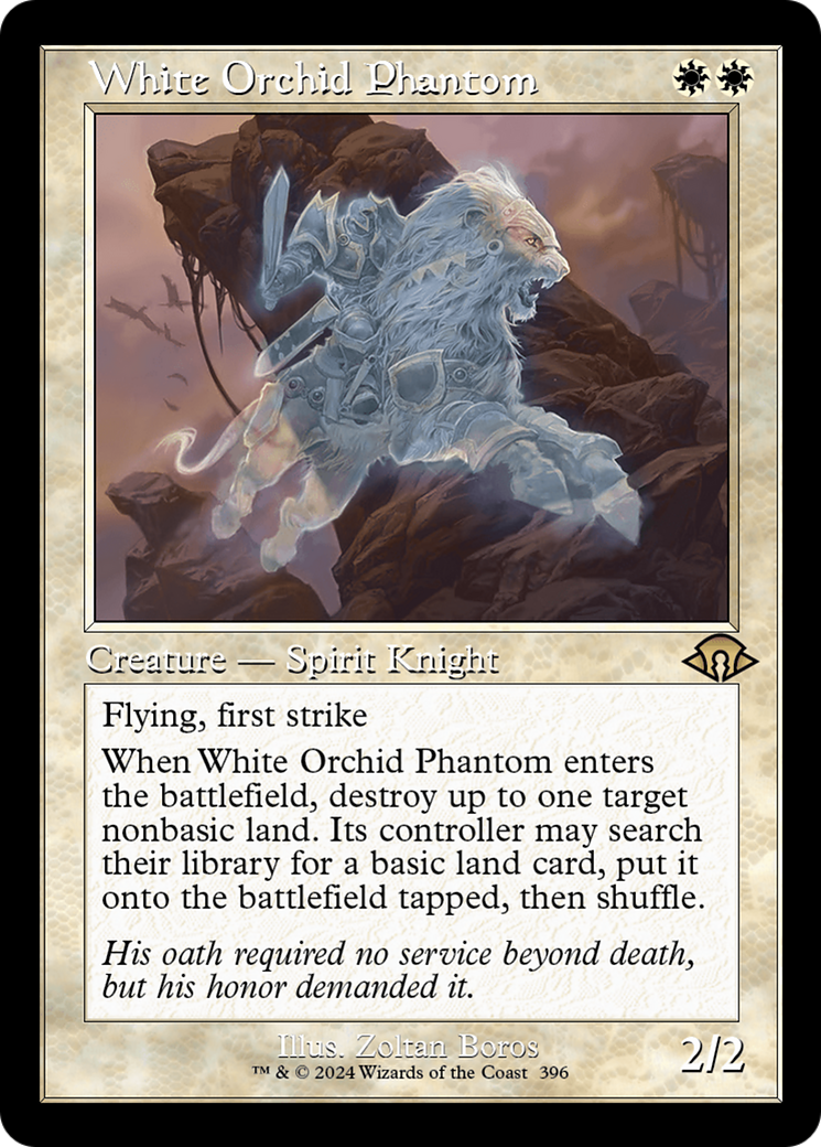 White Orchid Phantom (MH3-396) [Modern Horizons 3] MTG Single Modern Horizons 3