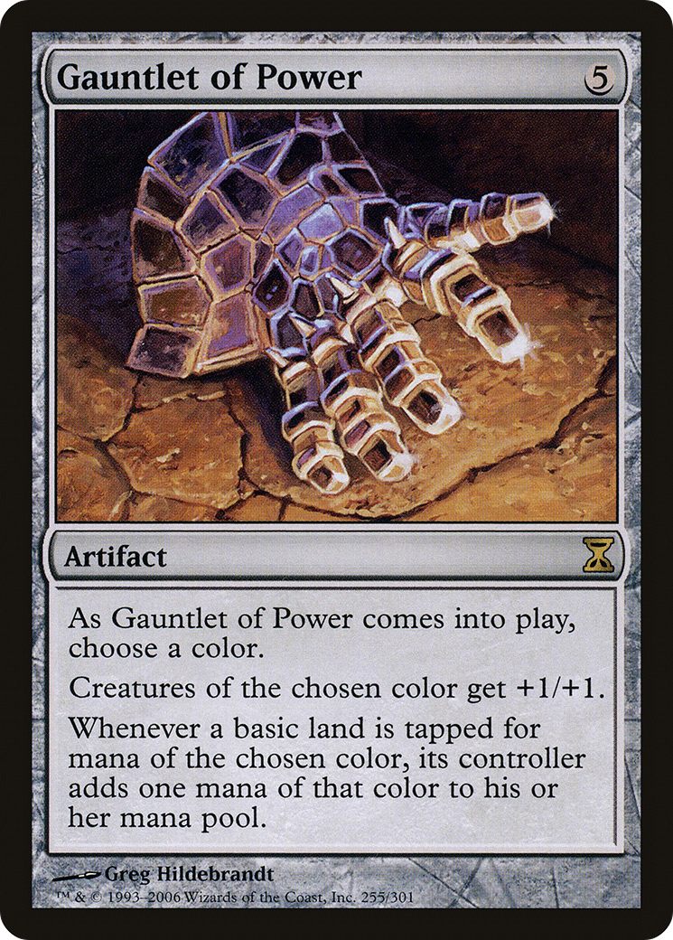 Gauntlet of Power (TSP-255) [Time Spiral] MTG Single Wizards of the Coast