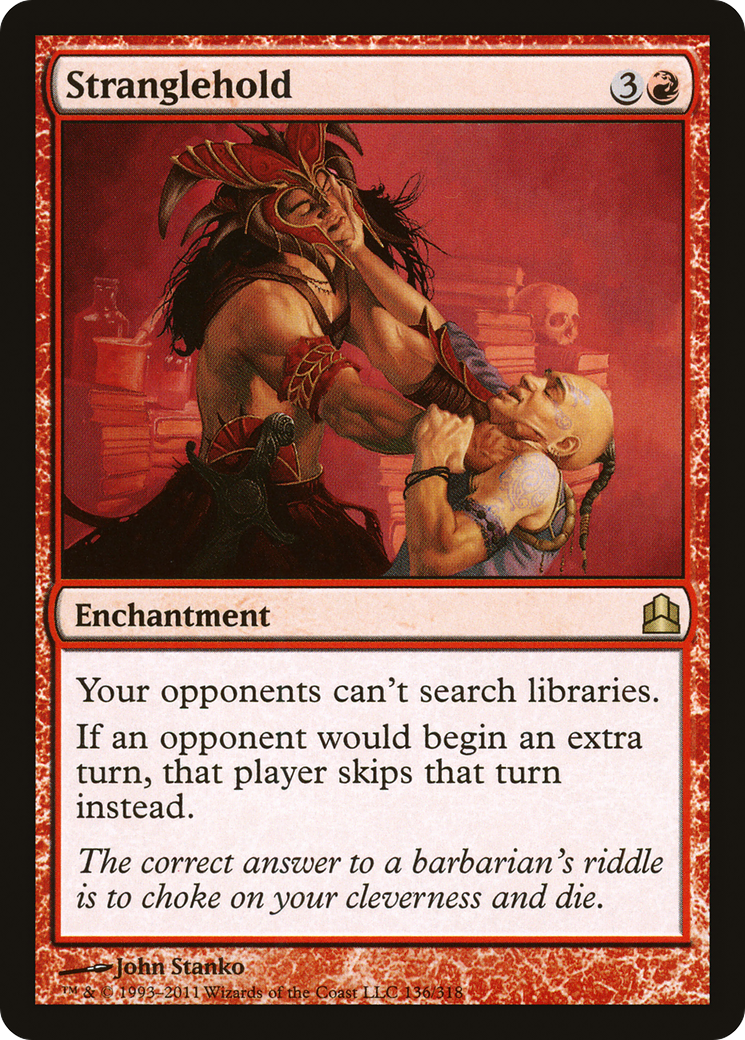 Stranglehold (CMD-136) [Commander 2011] MTG Single Wizards of the Coast