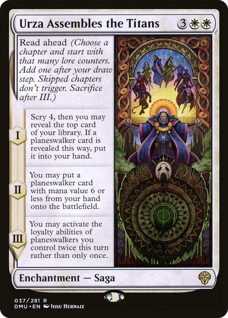 Urza Assembles the Titans (DMU-037) [Dominaria United] MTG Single Wizards of the Coast