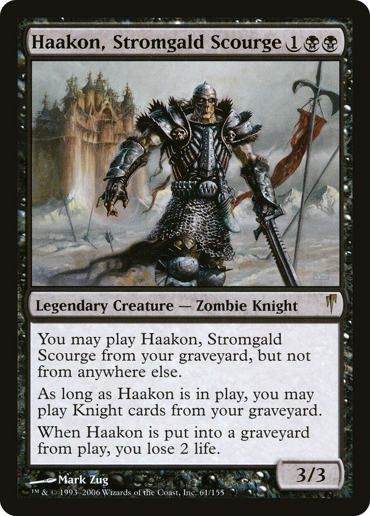 Haakon, Stromgald Scourge (CSP-061) [Coldsnap] MTG Single Wizards of the Coast