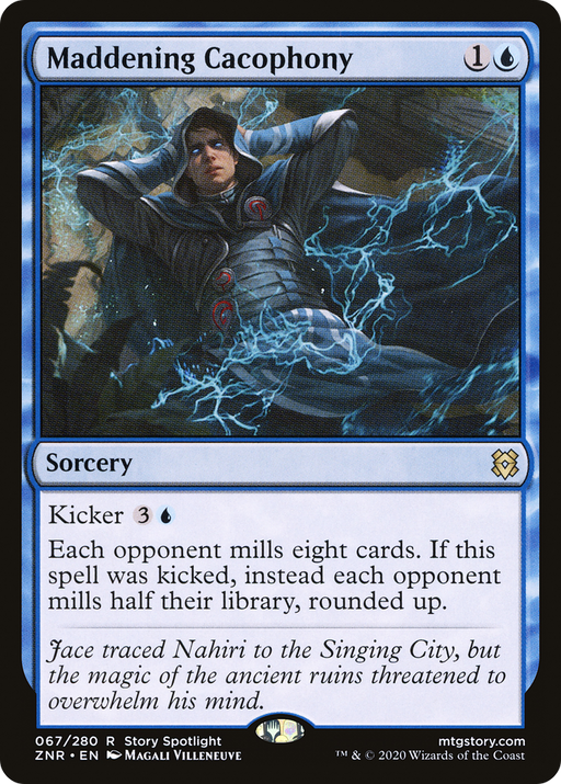 Maddening Cacophony (ZNR-067) [Zendikar Rising] MTG Single Wizards of the Coast