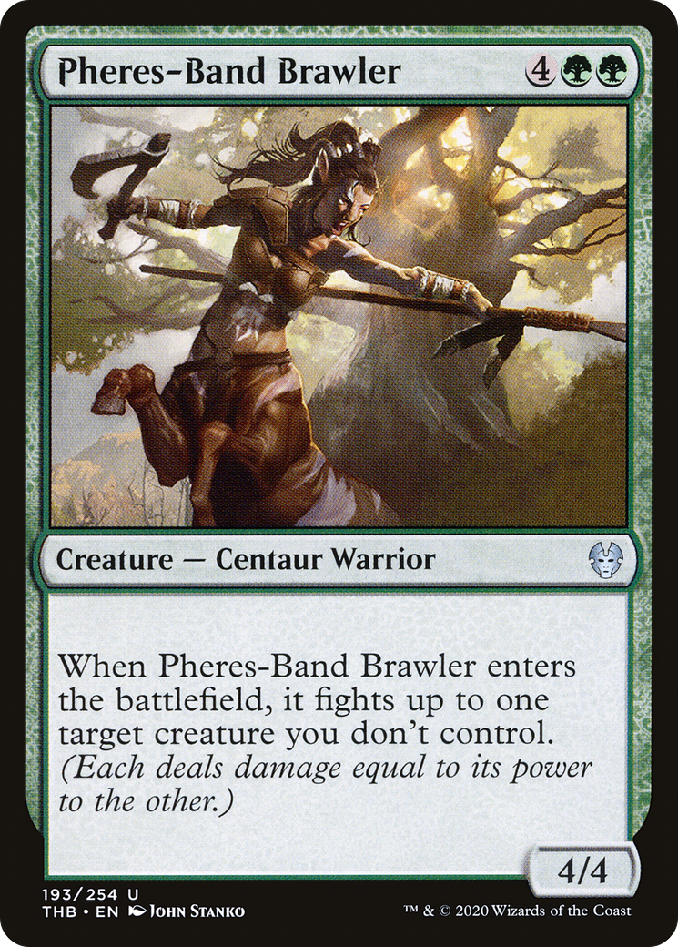 Pheres-Band Brawler (THB-193) [Theros Beyond Death] Foil MTG Single Wizards of the Coast