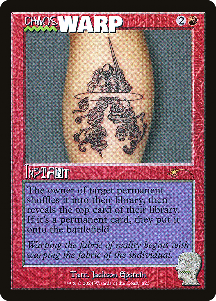 Chaos Warp (Rainbow Foil) (SLD-823) [Secret Lair] Drop Foil MTG Single Wizards of the Coast