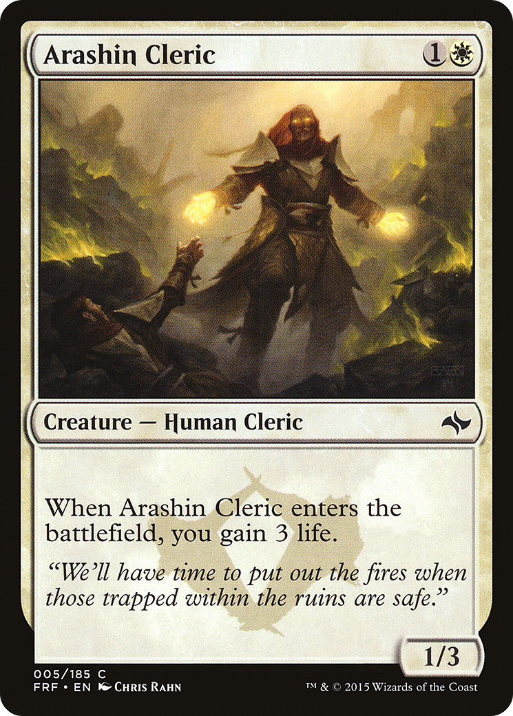 Arashin Cleric (FRF-005) [Fate Reforged] MTG Single Wizards of the Coast